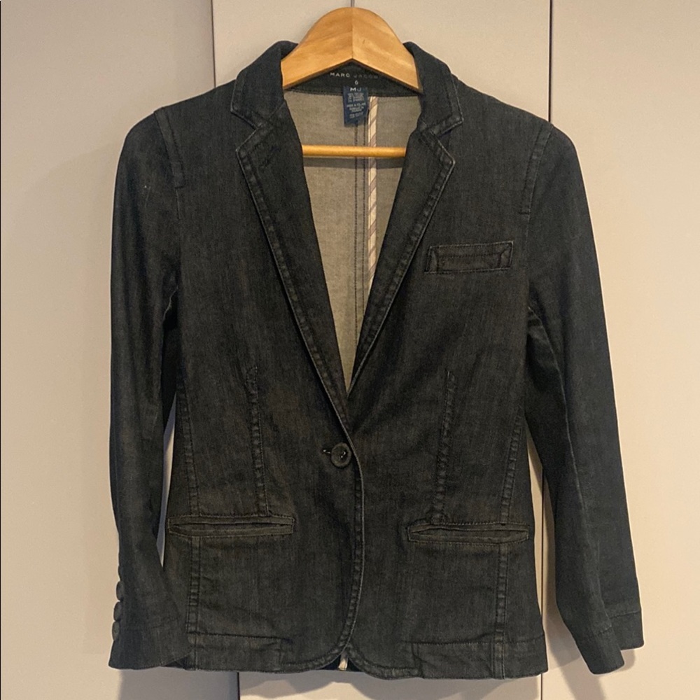 Marc Jacobs Denim Slim-fit Blazer